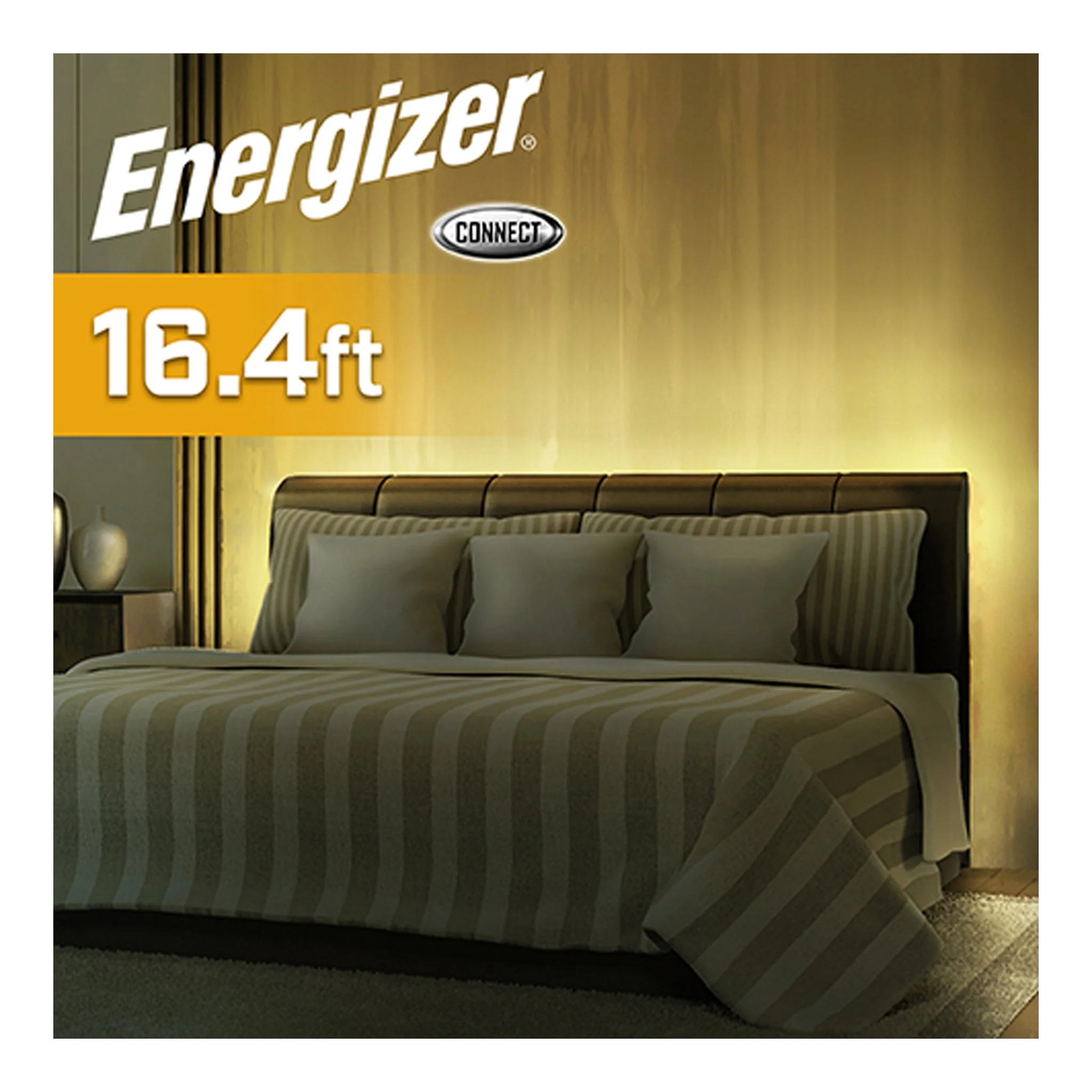 Energizer EOS2-1001-WHT 16ft Smart Wifi Multi-Color RGB LED Light Strip - Image 2