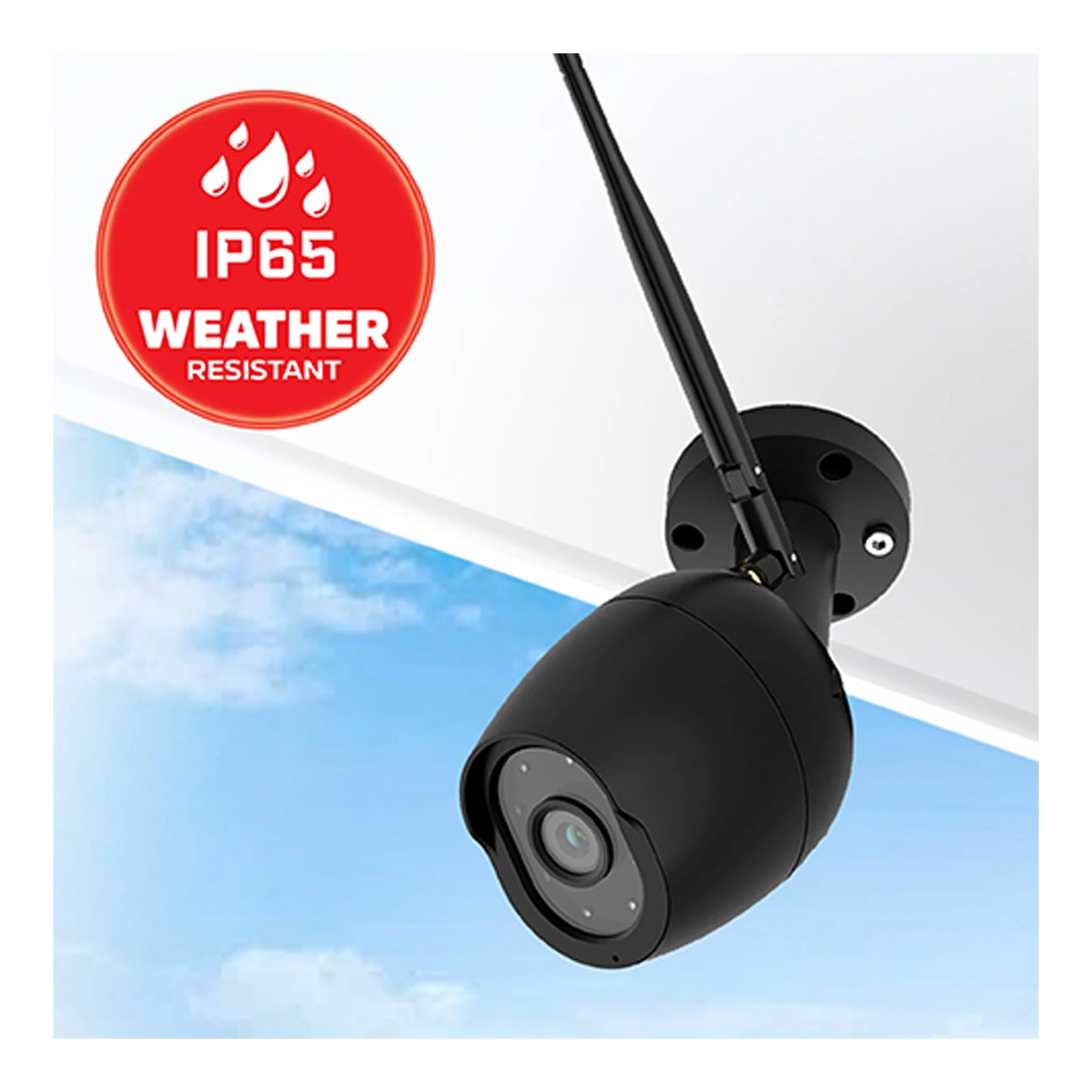 Energizer EOX1-1002-BLK Black Smart Wifi 1080p Outdoor Video Camera - Image 4