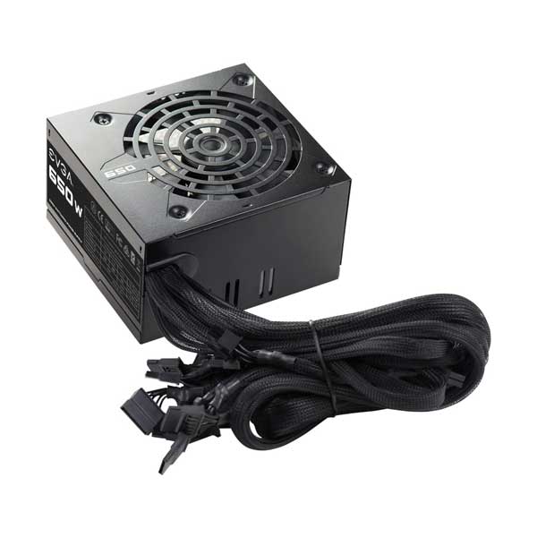EVGA 100-N1-0650-L1 650W ATX Quiet Cooling ATX Power Supply with Built-In Heavy-Duty Protections - Image 2