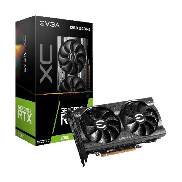 EVGA 12G-P5-3657-KR 12GB GDDR6 NVIDIA GeForce RTX 3060 XC GAMING Graphics Card