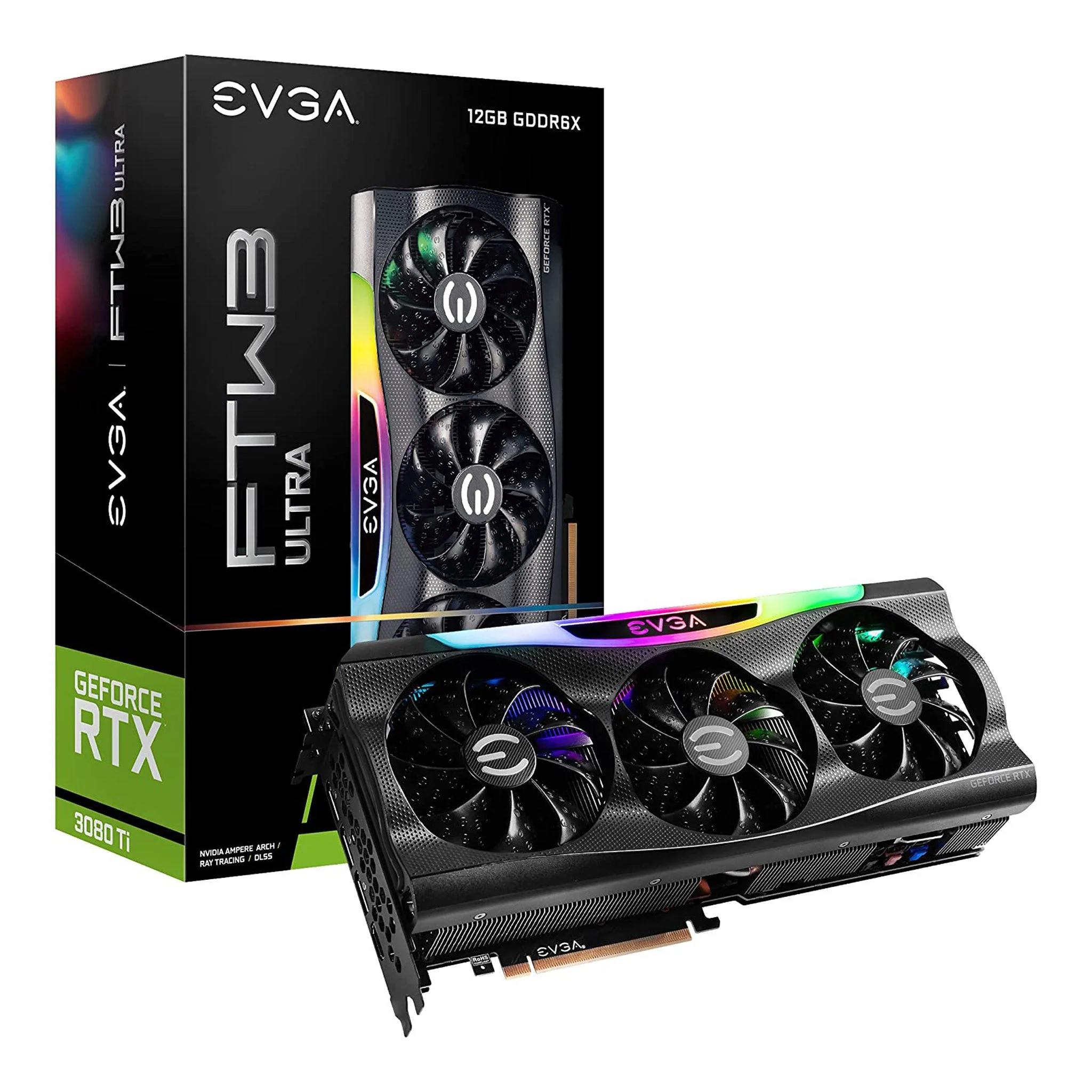EVGA 12G-P5-3967-KR NVIDIA GeForce RTX 3080 Ti FTW3 Ultra Gaming Graphics Card with 12GB GDDR6X and iCX3 Cooling