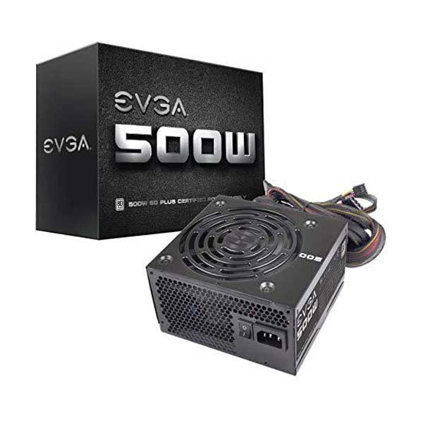 EVGA 500 W1, 80+ WHITE 500W Power Supply