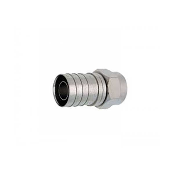 Crimp F Plug Coax Connector, RG59, 75 OHM