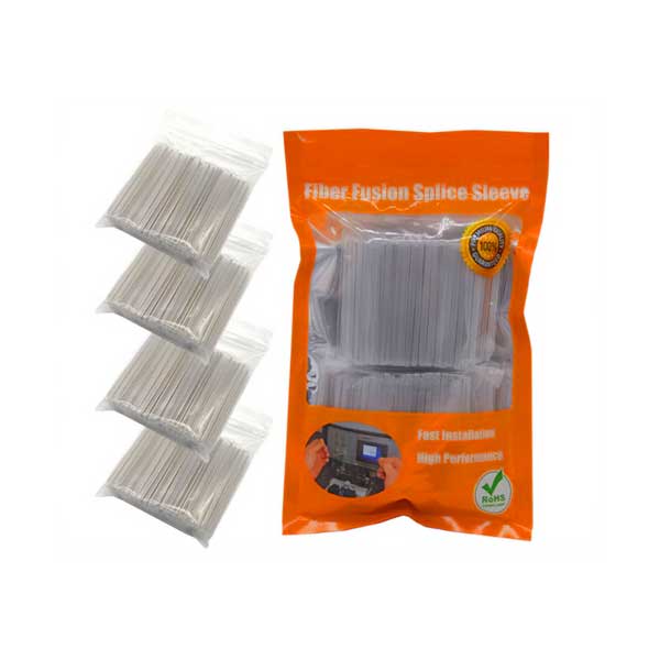 Fiber Optic Fusion Splice Sleeves | 2.5mm x 60mm | Clear | 400-Pack | FSS-2.5-60-400
