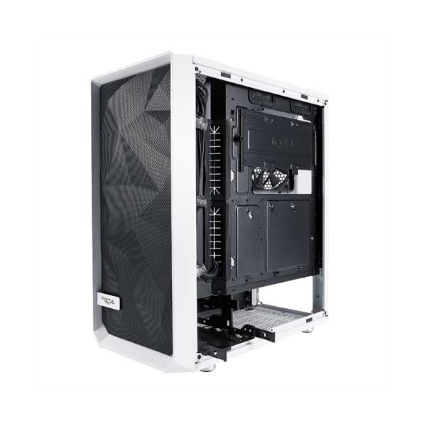 Fractal FD-CA-MESH-C-WT-TGC Meshify C White Tempered Glass Mid-Tower ATX Computer Case - Image 4