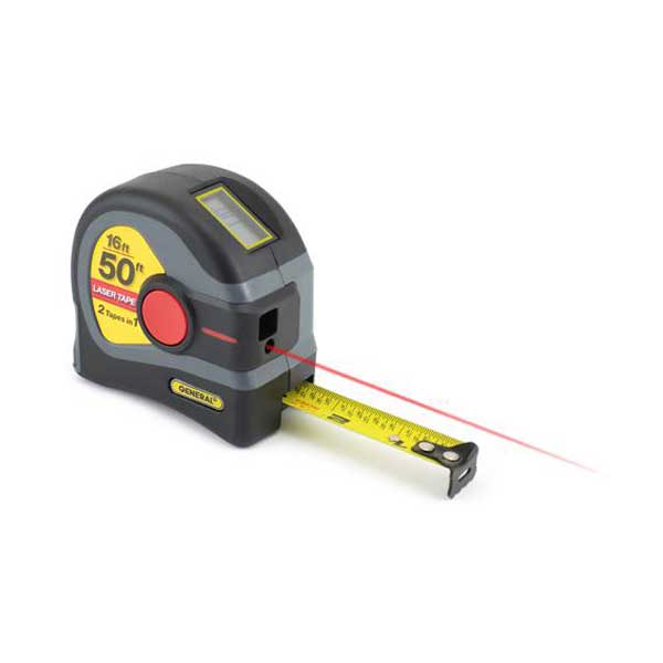 General Tools 2-in-1 Laser Tape Measure