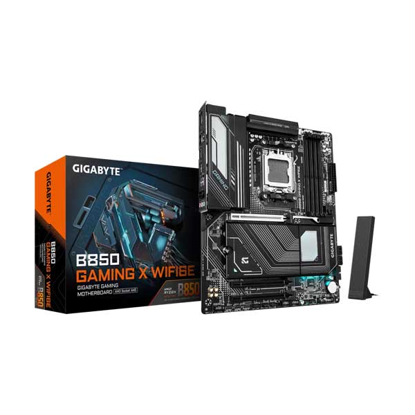 GIGABYTE B850 GAMING X WIFI6E ATX Motherboard | AMD AM5 | DDR5 8200+ | PCIe 5.0 | 2.5G LAN