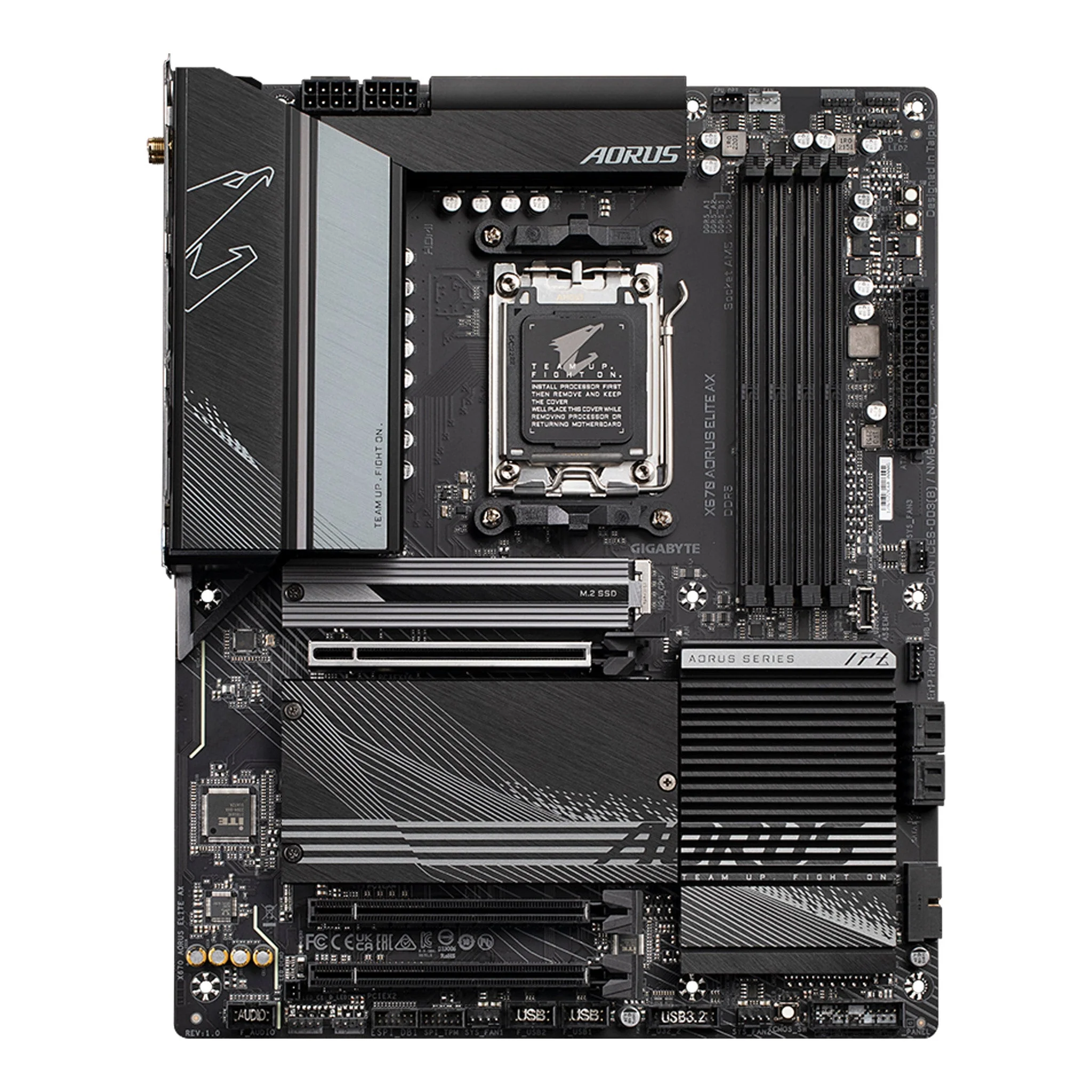 GIGABYTE X670 AORUS ELITE AX AM5 Ryzen 7000 Series ATX Gaming Motherboard - Image 2