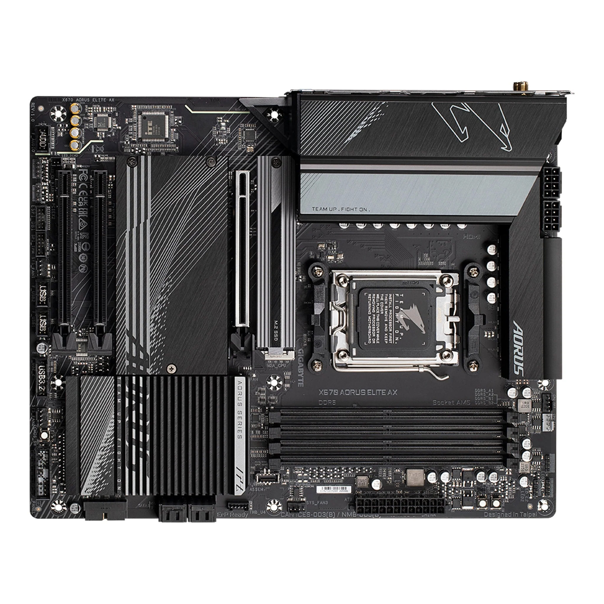 GIGABYTE X670 AORUS ELITE AX AM5 Ryzen 7000 Series ATX Gaming Motherboard - Image 5