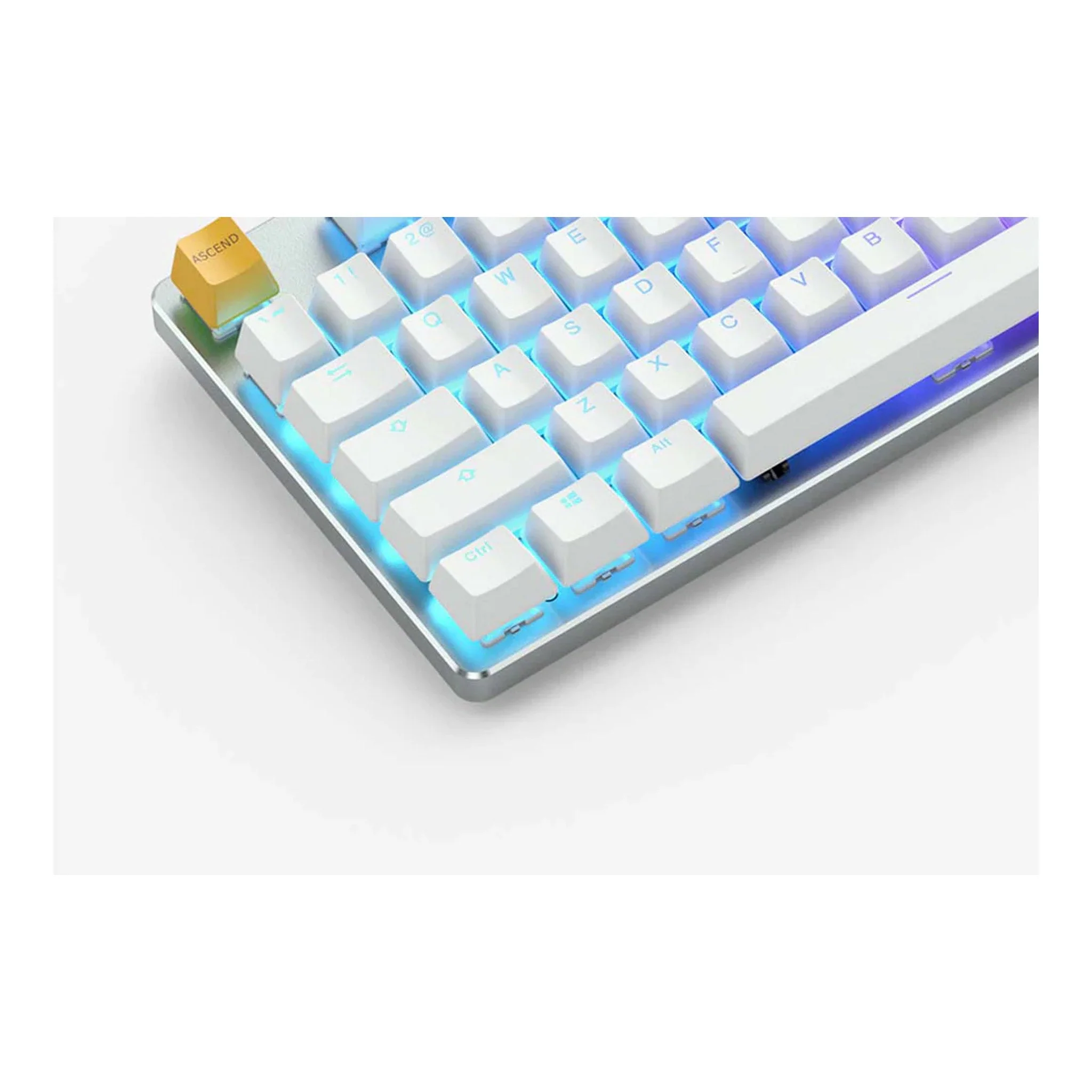 Glorious GLO-GMMK-TKL-BRN-W GMMK White Ice Edition TENKEYLESS Modular Mechanical Keyboard - Image 3