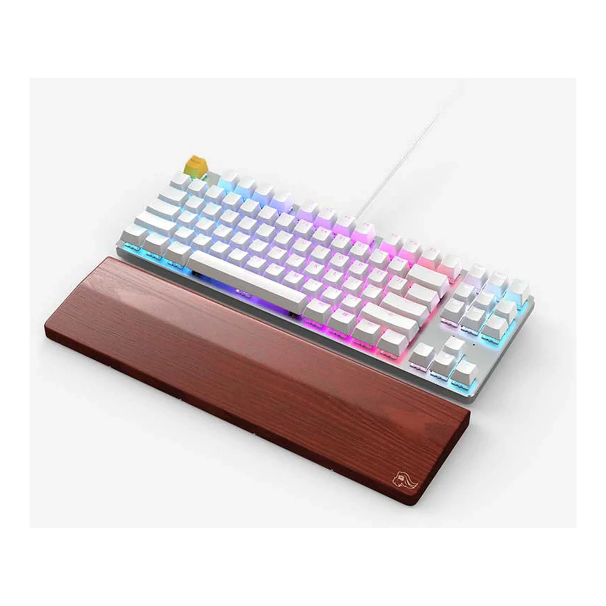 Glorious GLO-GMMK-TKL-BRN-W GMMK White Ice Edition TENKEYLESS Modular Mechanical Keyboard - Image 5