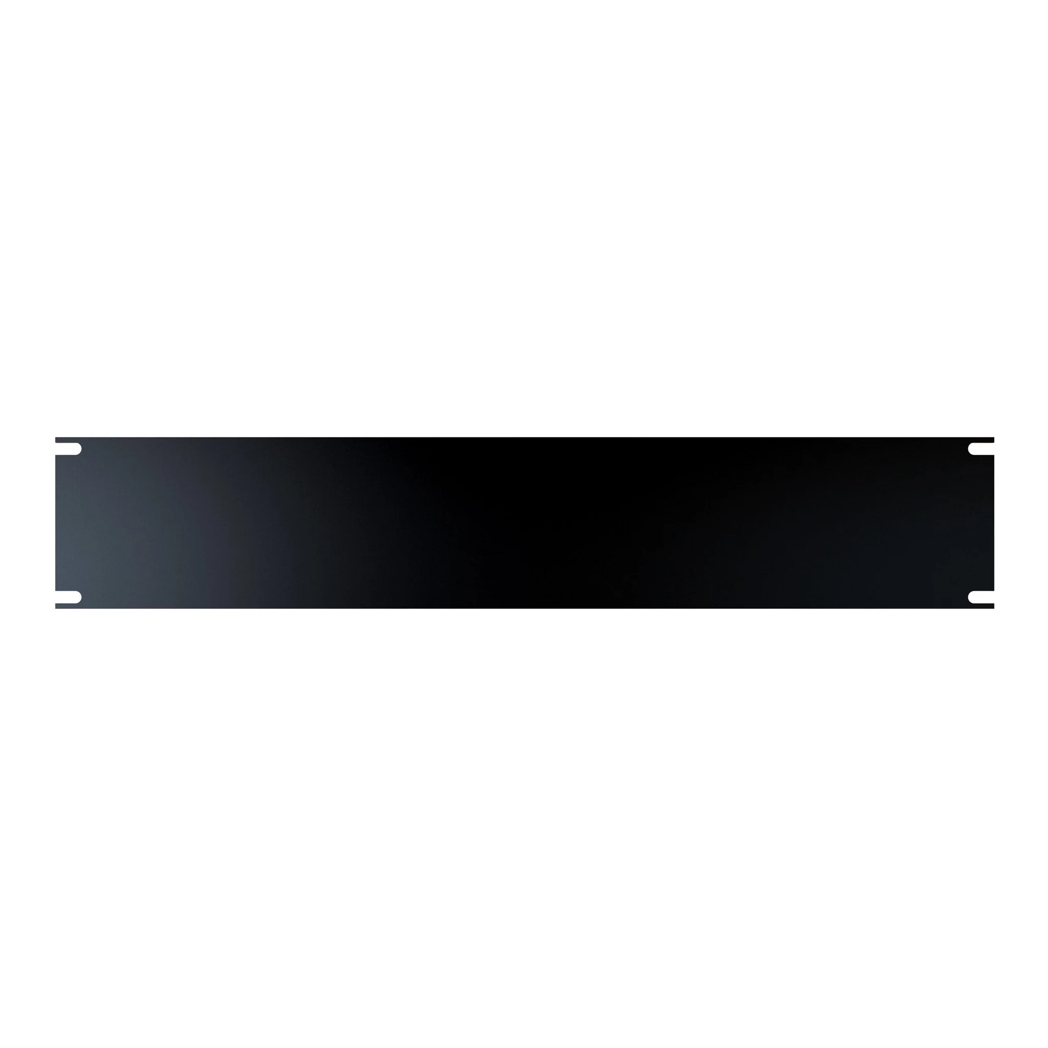 Hammond PBPS19003BK 2U Matte Black Steel Blank Spacer Rack Panel