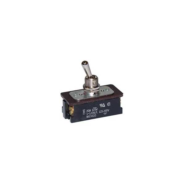 Heavy Duty AC/DC Motor Control Toggle Switch - DPST / On - Off