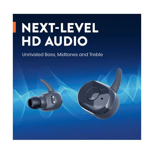 Helix ETHTWC True Wireless Earbuds with Portable Charging Case - Image 4