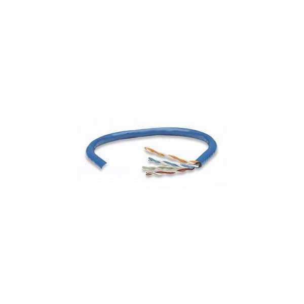Blue Cat5e Cable, 24AWG, 4-Pair, 350MHz, Sold By The Foot