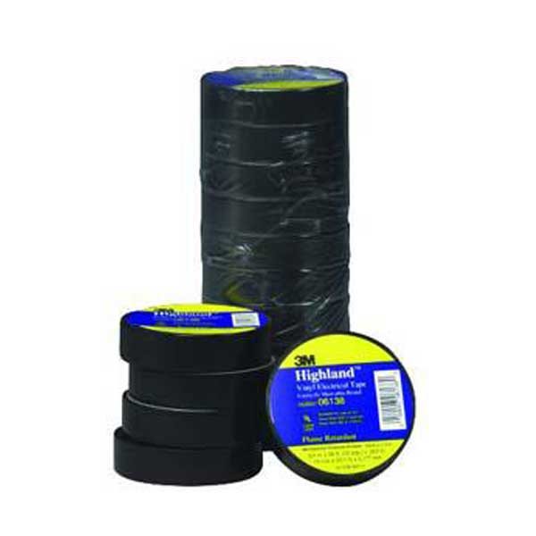 Highland Flame Retardant Vinyl Electrical Tape - 3/4" x 66'