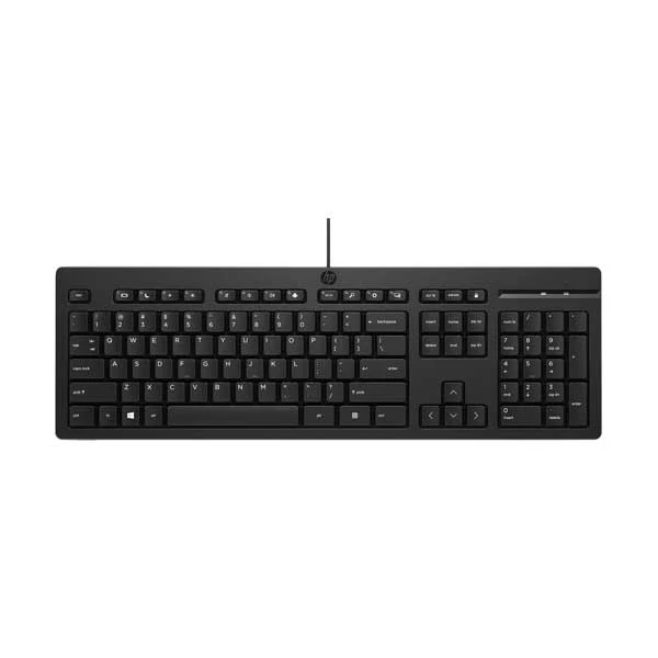 HP 125 Full Size USB Wired Keyboard | AY2Y7AA#ABA