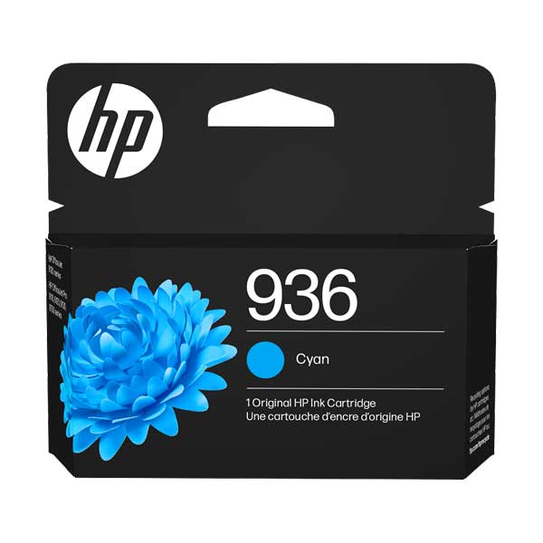 HP 936 Cyan Original Ink Cartridge (4S6U9LN)