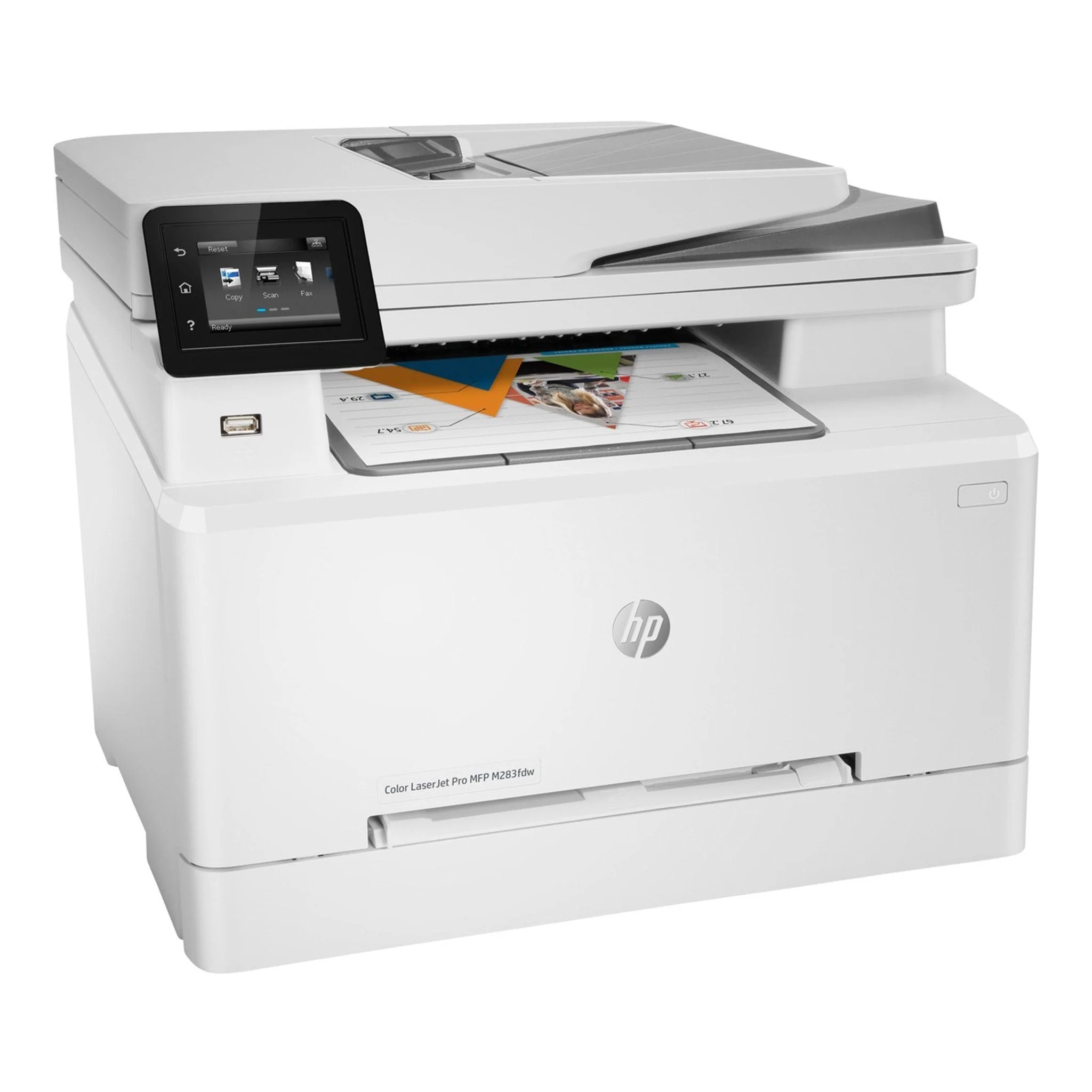 HP LaserJet Pro M283 M283fdw Laser Multifunction Printer-Color-Copier/Fax/Scanner - 7KW75A#BGJ - Image 3