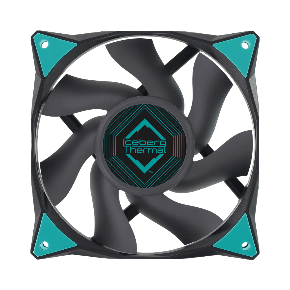 Iceberg Thermal ICEGALE12D-C0A 120mm IceGALE Xtra Case Fan - Image 2