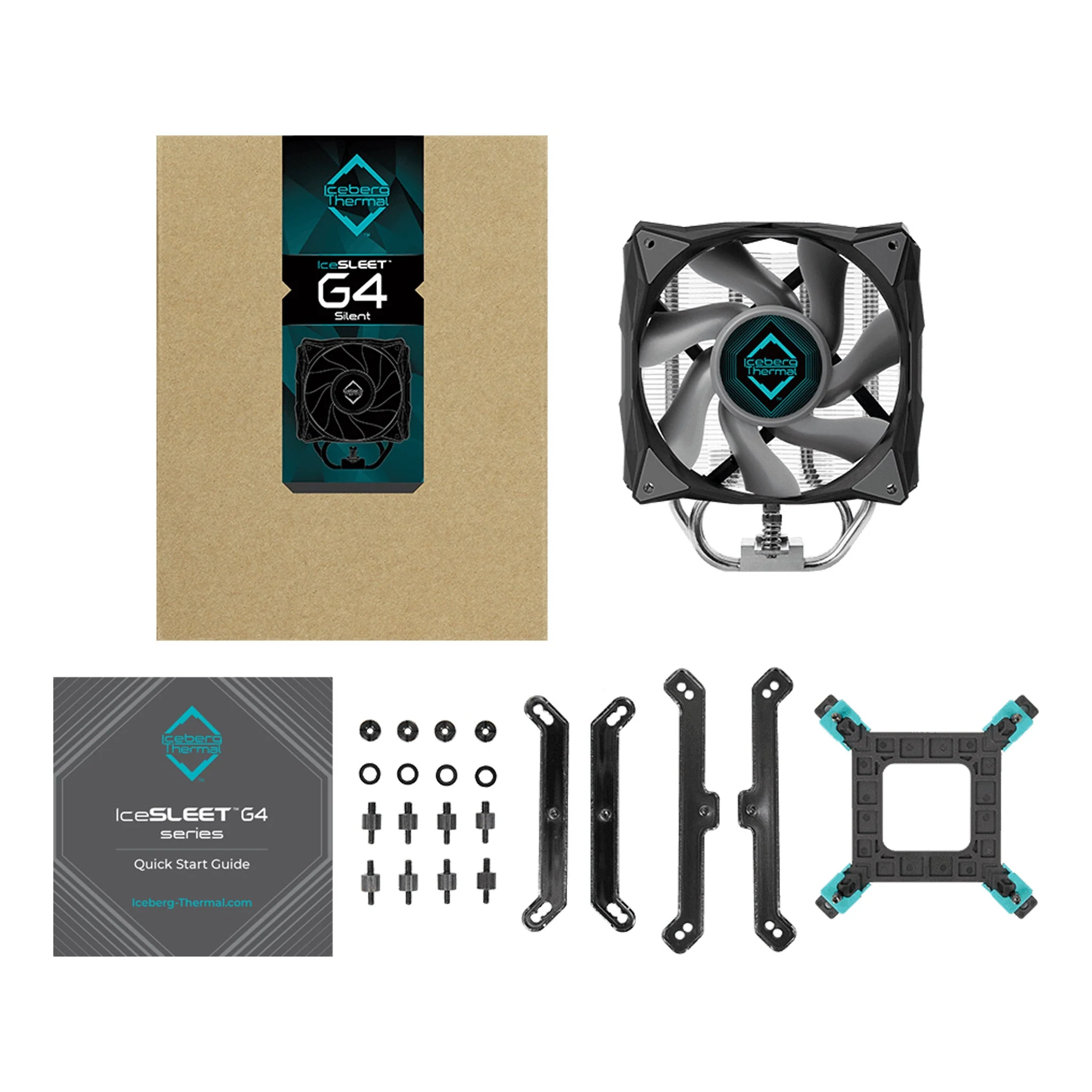 Iceberg Thermal ICESLEETG4-BDD-00A IceSLEET G4 Silent Performance CPU Cooler - Image 7