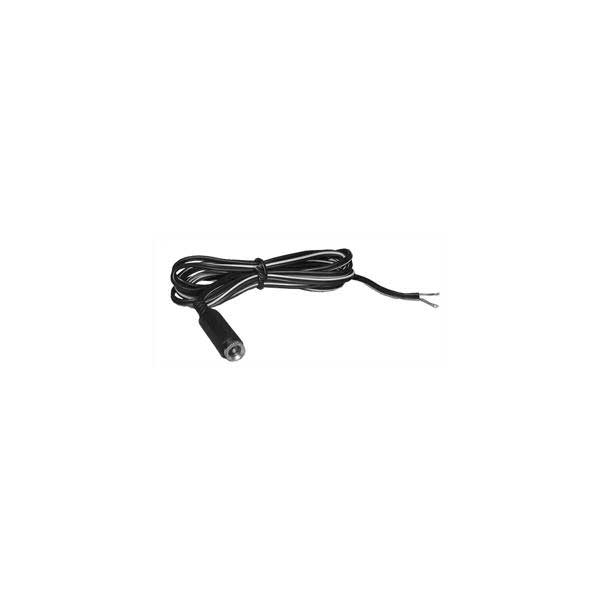 In-Line DC Power Jack w/ 6' 18AWG Cable - 2.1mm