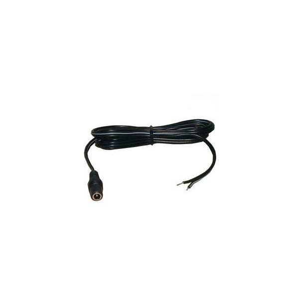In-Line DC Power Jack w/ 6' 22AWG Cable - 2.1mm