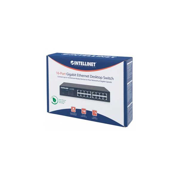 Intellinet 561068 16-Port Gigabit Ethernet Desktop Switch - Image 3