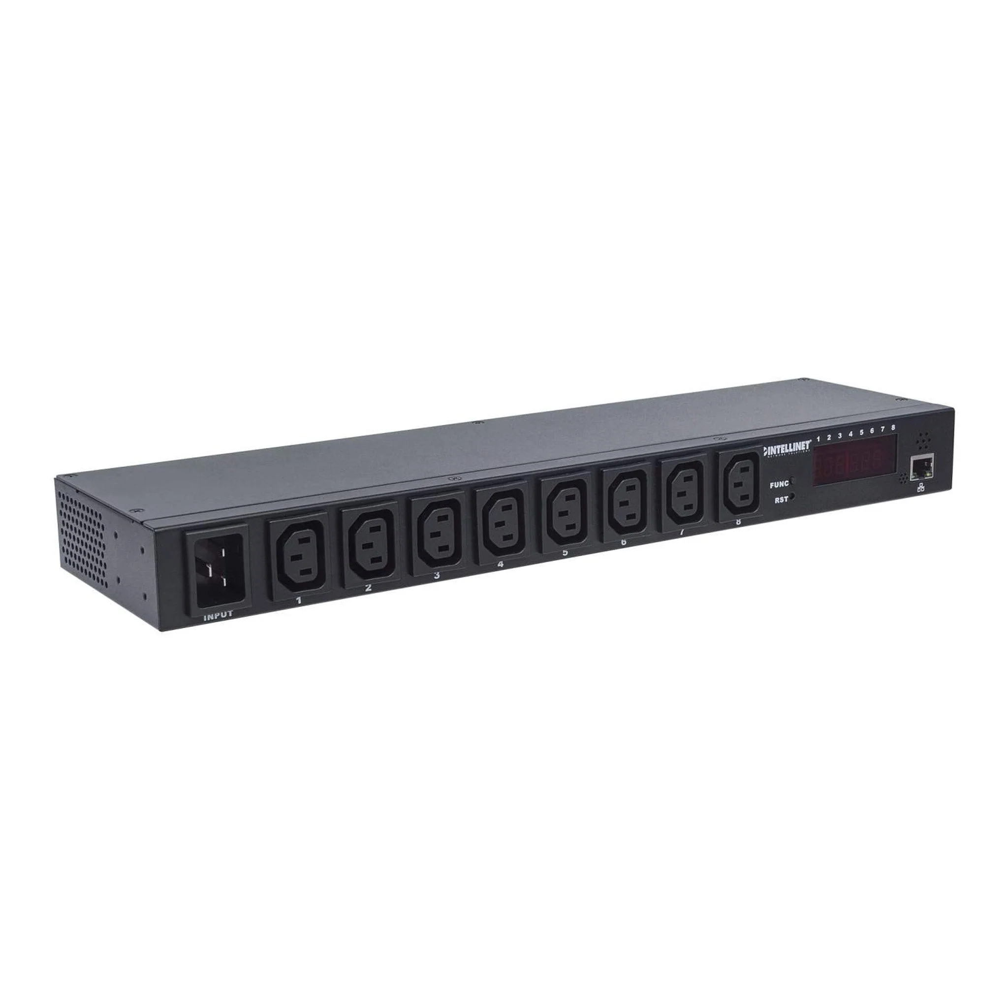 Intellinet 163682 19" 8-Port Rackmountable Intelligent Power Distribution Unit - Image 3