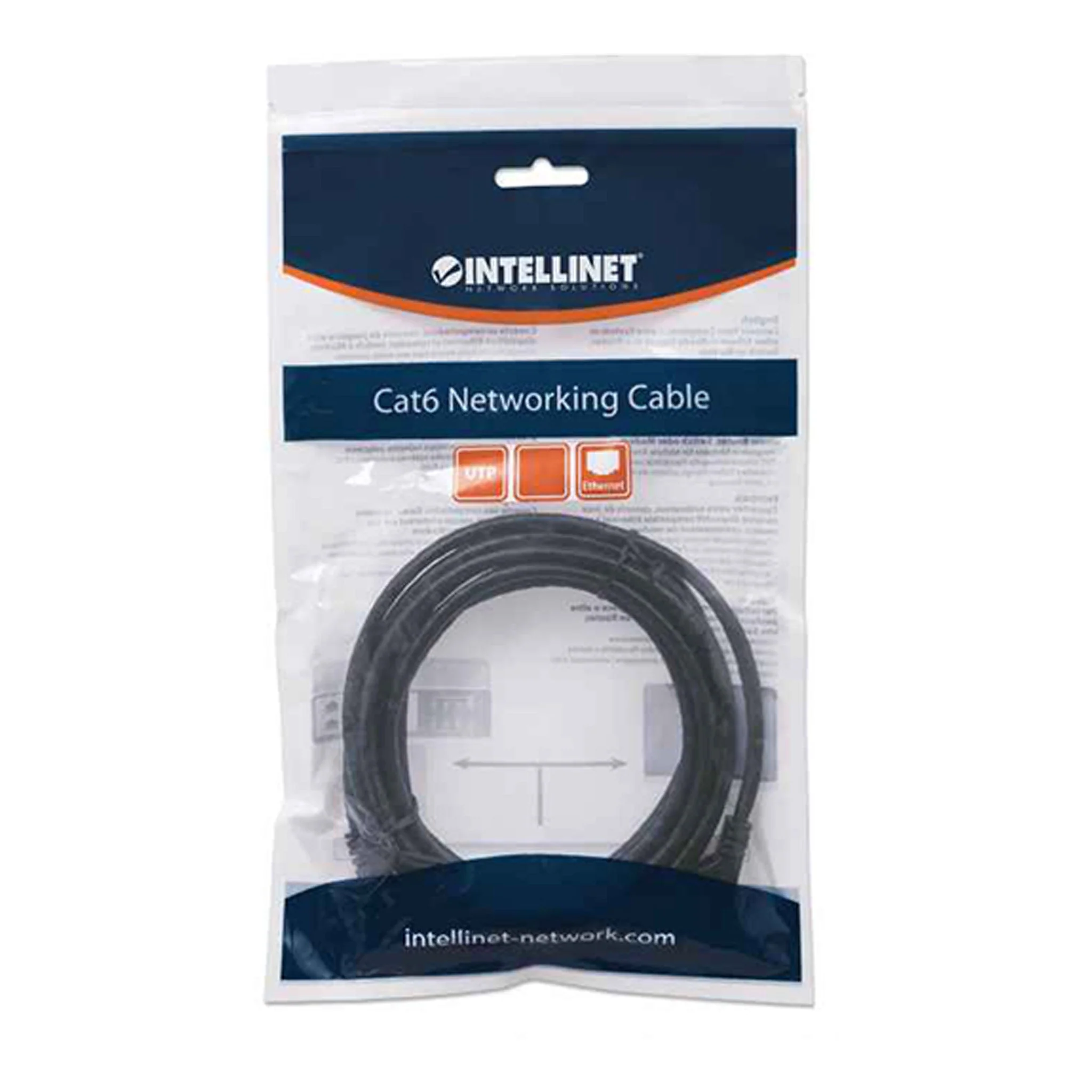 Intellinet 347389 Cat6 UTP Network Patch Cable, Black, 6 Inch - Image 4