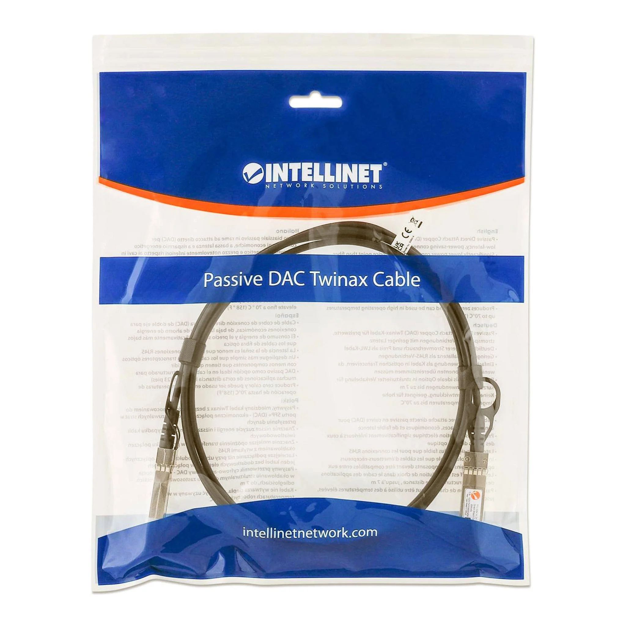 Intellinet 508377 SFP+ 10G Passive DAC Twinax Cable - 1.5ft - Image 4