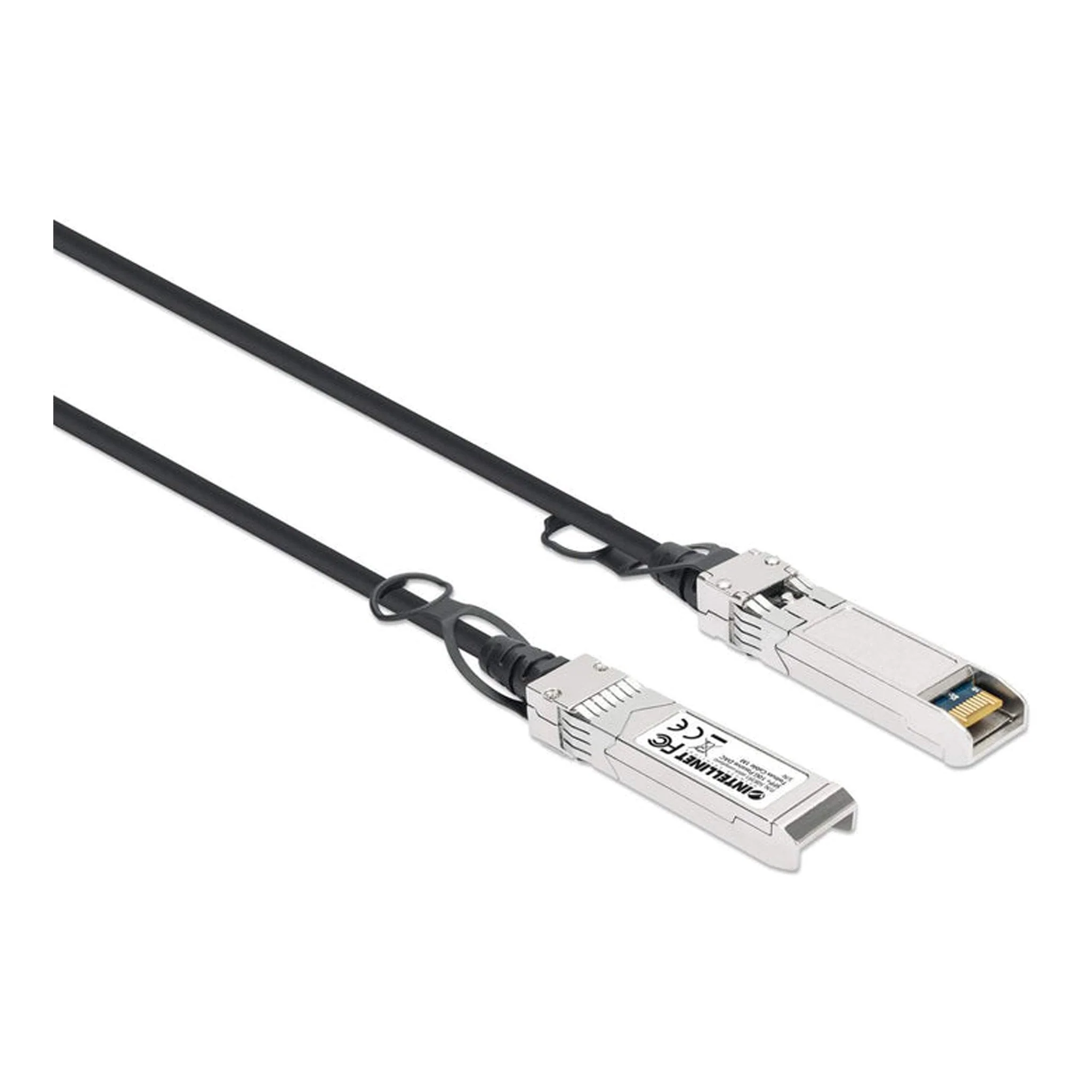 Intellinet 508391 3ft SFP+ 10G Passive DAC Twinax Cable - Black - Image 2