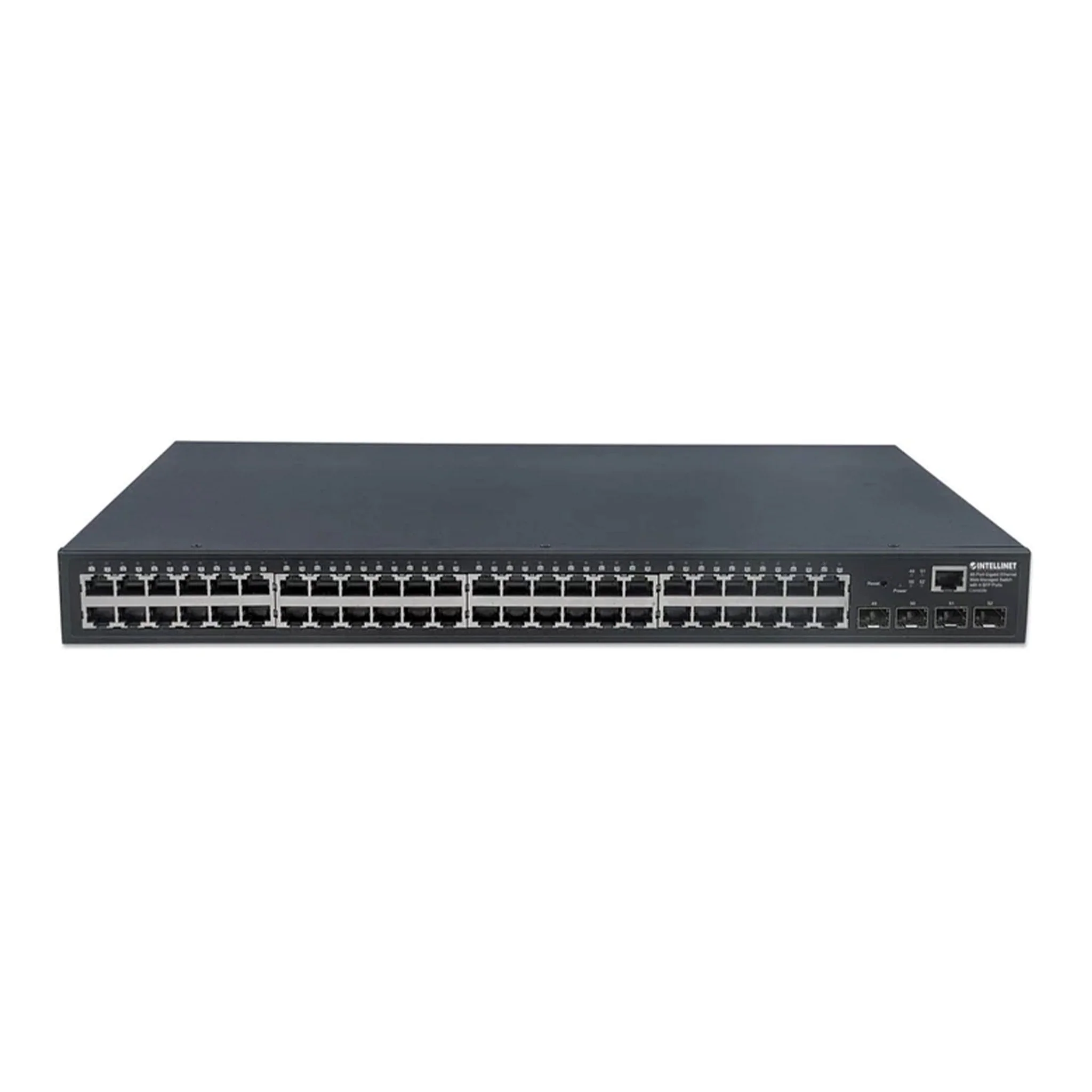 Intellinet 561334 48-Port Gigabit Ethernet Web-Managed Switch with 4 SFP Ports - Image 3