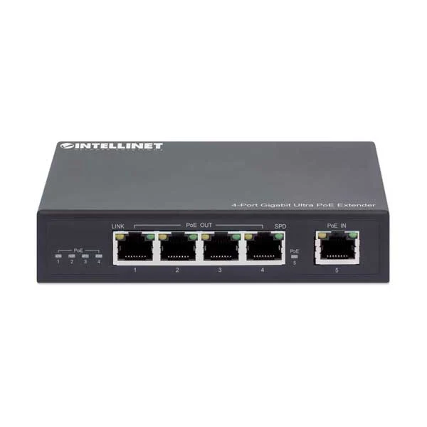 Intellinet 561617 4-Port Gigabit Ultra PoE Extender