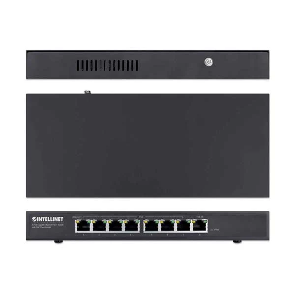 Intellinet 561679 8-Port Gigabit Ethernet PoE+ Switch with PoE Passthrough - Image 3