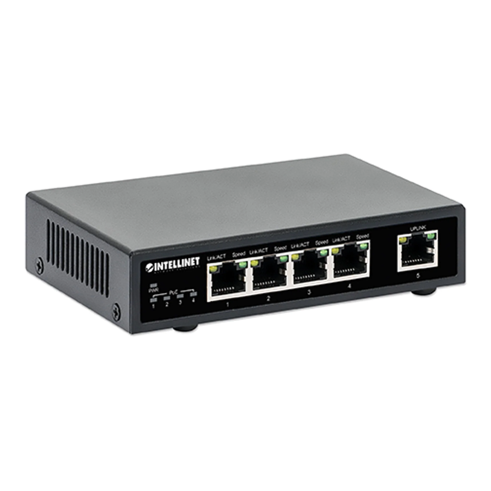 Intellinet 561839 5-Port Gigabit Ethernet PoE+ Switch - Image 2