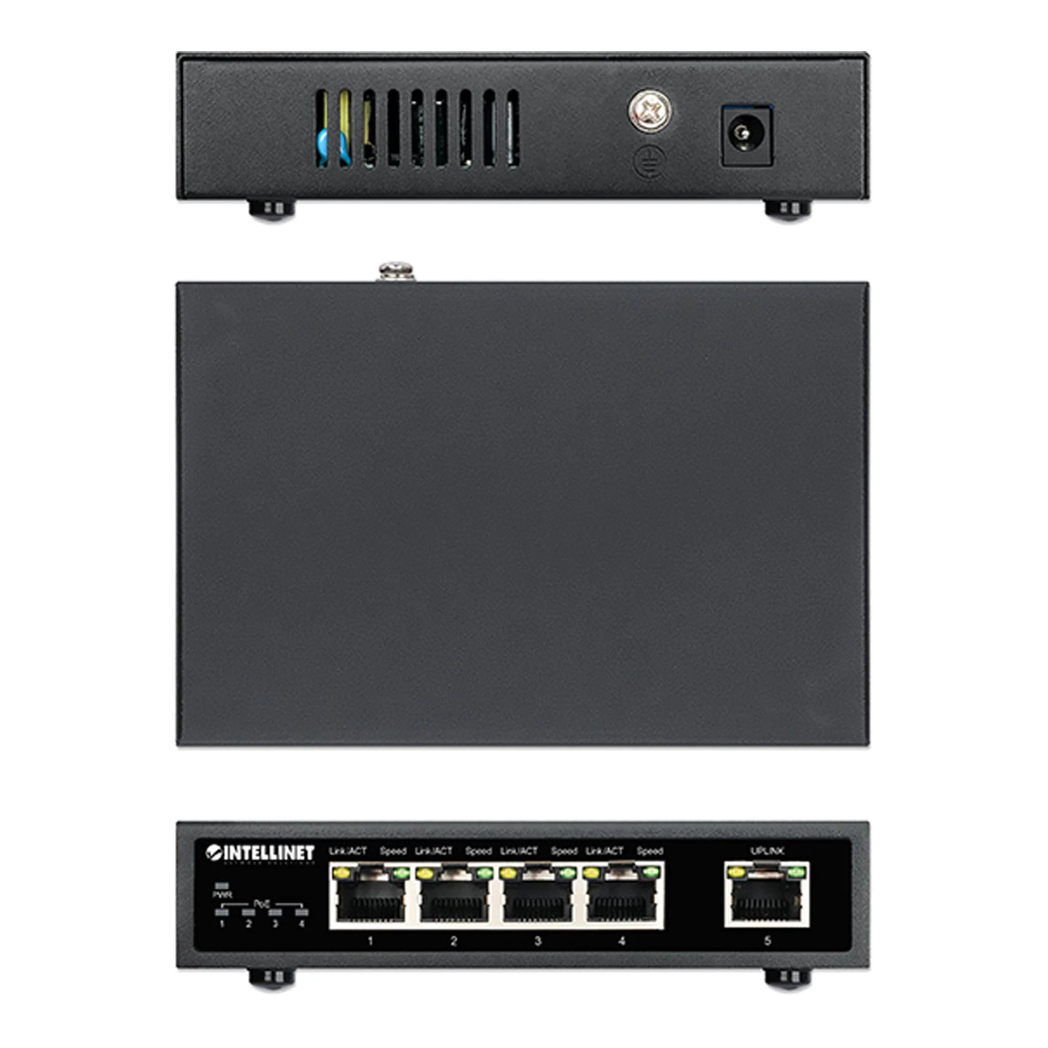 Intellinet 561839 5-Port Gigabit Ethernet PoE+ Switch - Image 6