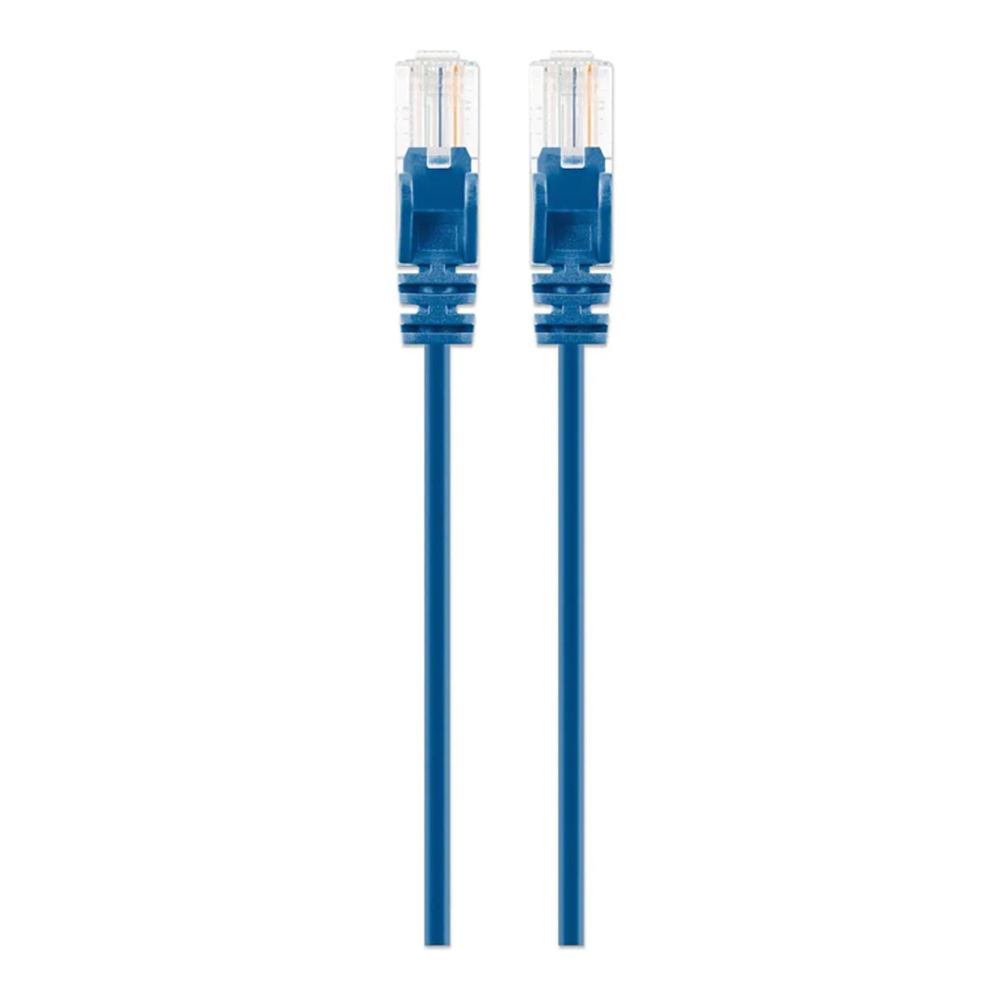Intellinet 742139 Cat6 UTP Slim Network Patch Cable, Blue, 1.5FT - Image 3