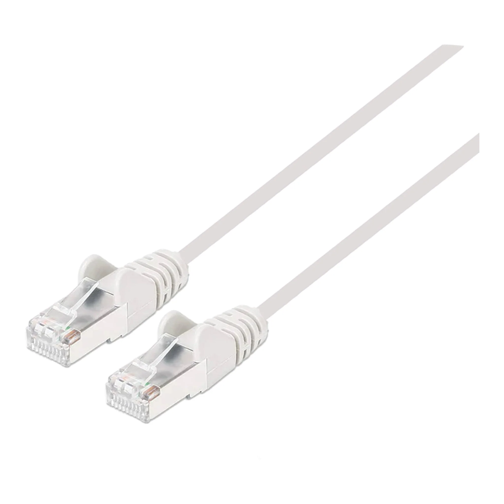 Intellinet 751520 Cat6 UTP Slim Network Patch Cable, White, 5FT