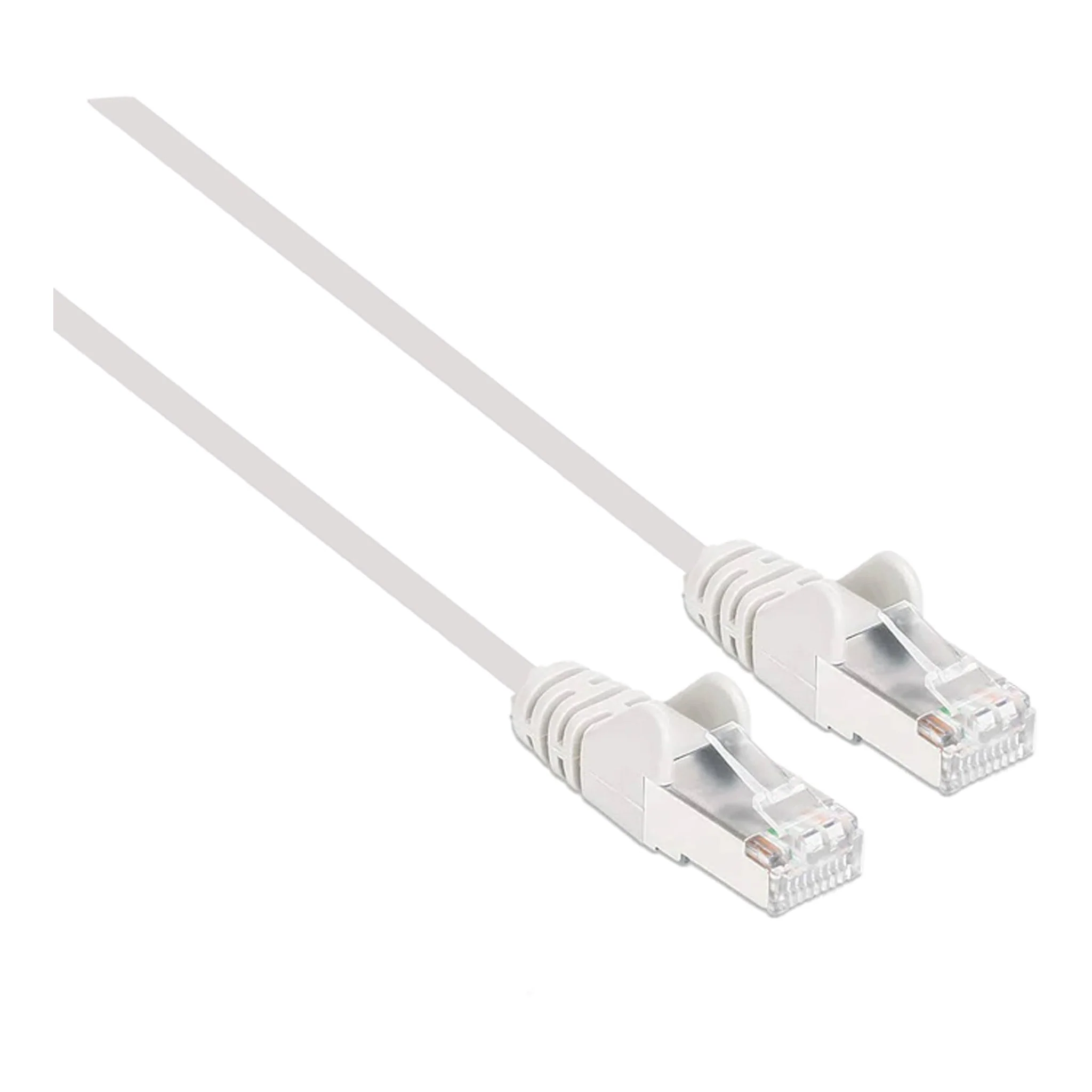 Intellinet 751544 Cat6 UTP Slim Network Patch Cable, White, 10FT - Image 2