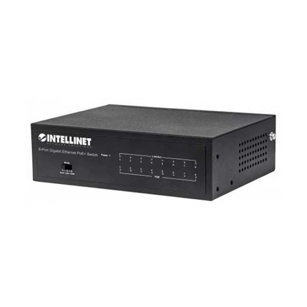 Intellinet 561204 8-Port Gigabit Ethernet PoE+ Switch