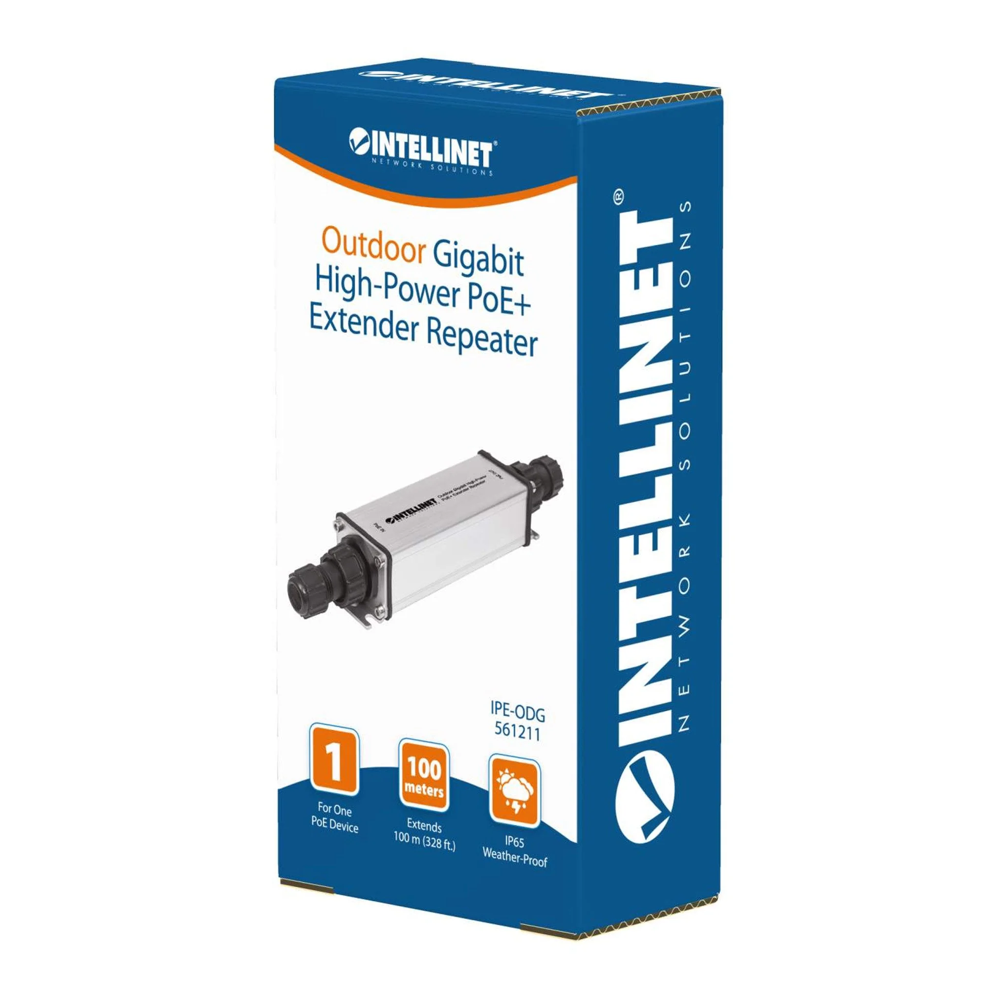 Intellinet 561211 Outdoor Gigabit High-Power PoE+ Extender Repeater - Image 7