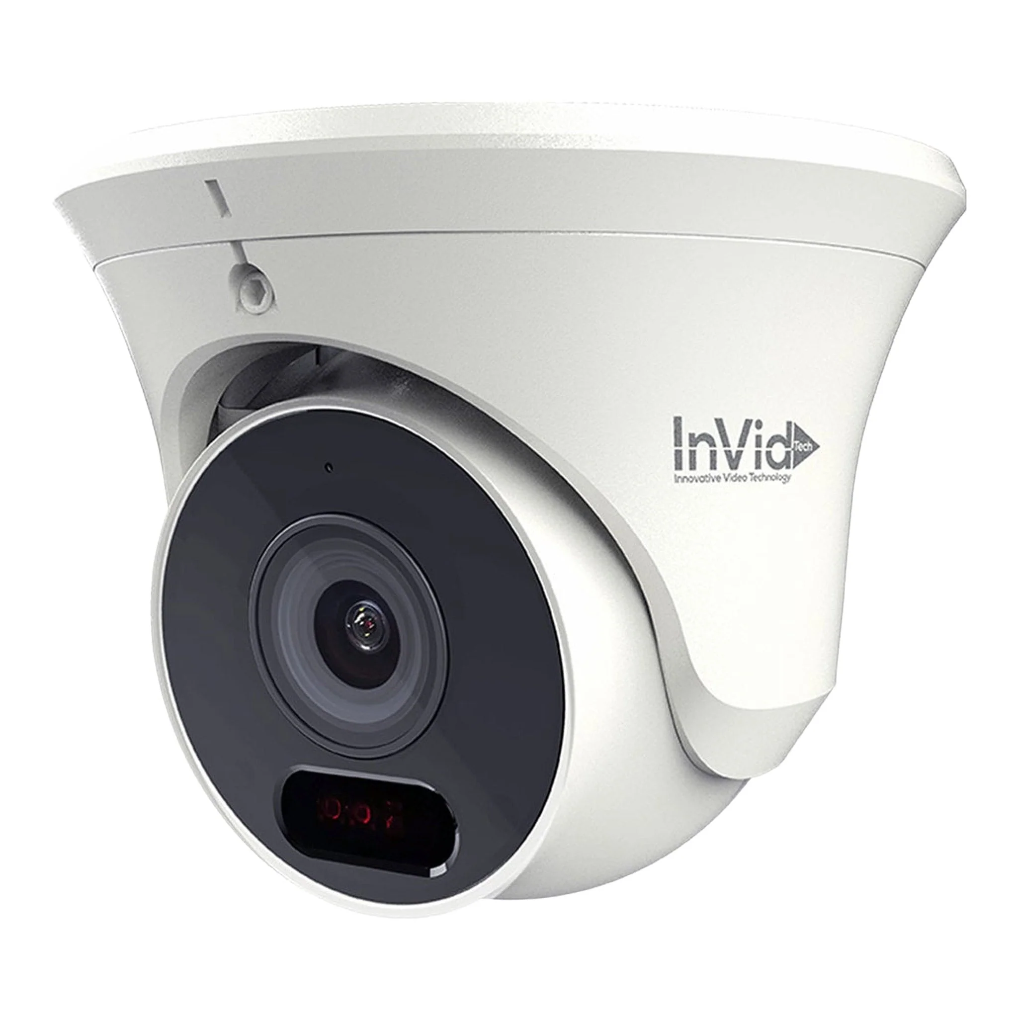 InVidTech PRT-P5TXIR28 5MP 2.8mm Protect Series Outdoor Turret IP Camera - DC12V/PoE