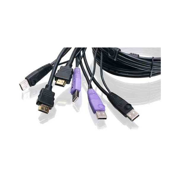 IOGEAR GCS62HU 2-Port Cable KVM Switch with HDMI Connections - Image 2