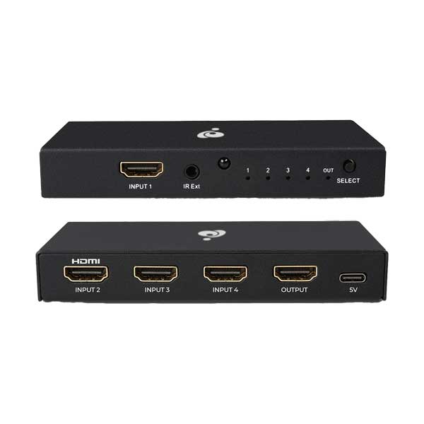 IOGEAR 4-Port 8K Ultra HD HDMI Switch (GHDSW8K4) - Image 2
