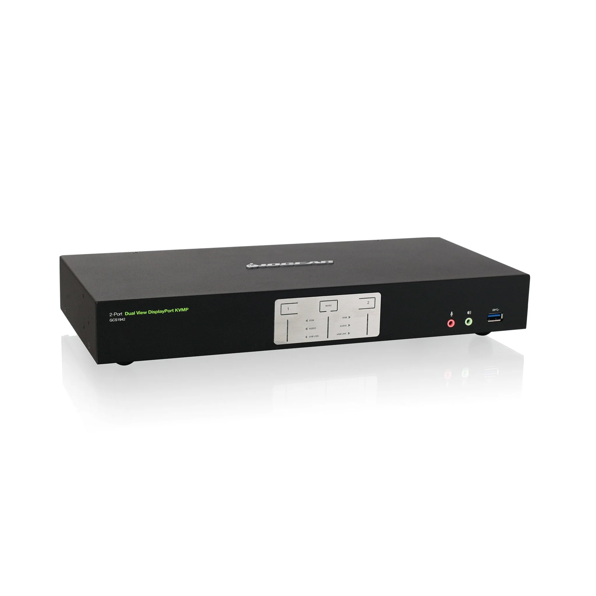 IOGEAR GCS1942 2-Port 4K Dual View DisplayPort KVMP with USB 3.0 Hub and Audio - Image 2