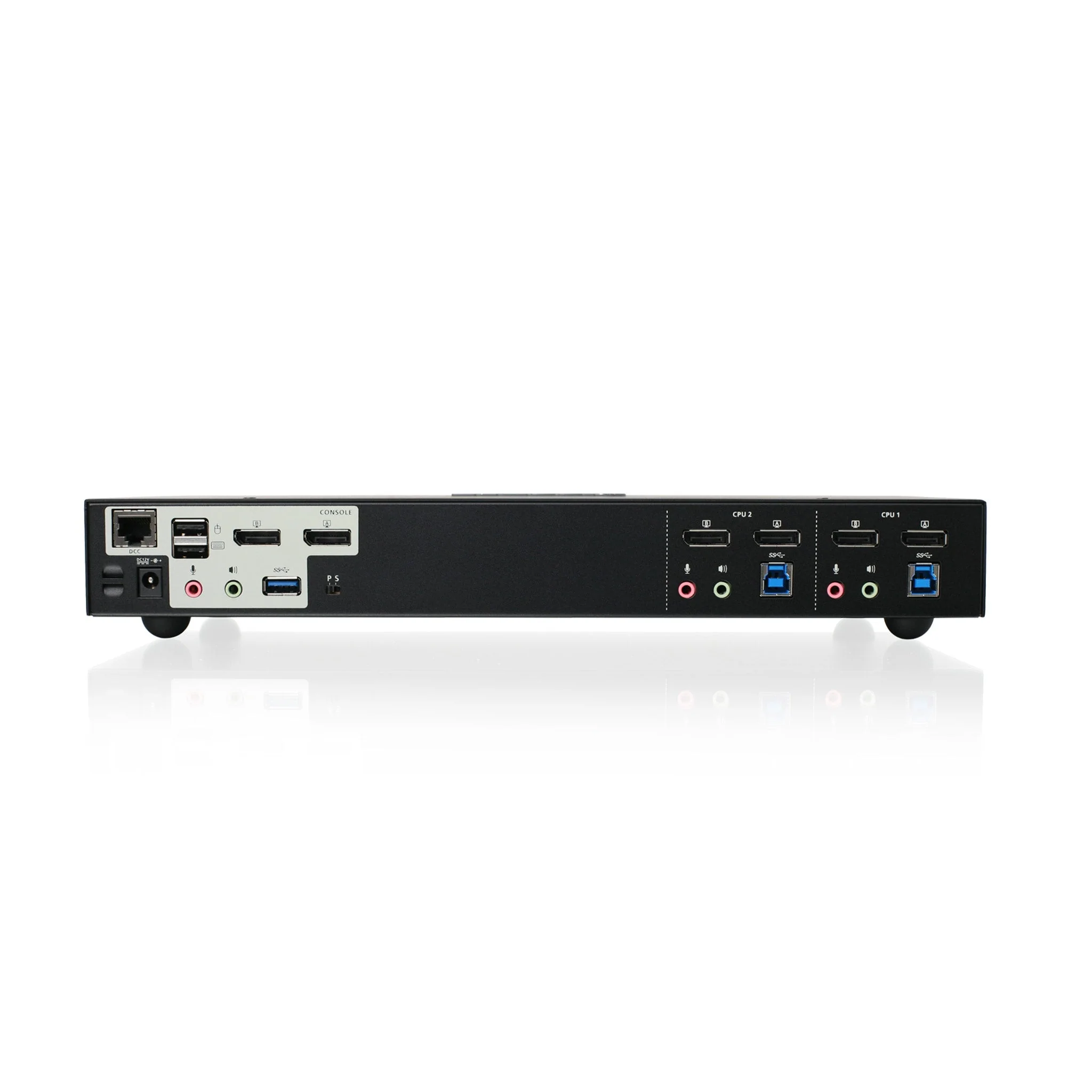 IOGEAR GCS1942 2-Port 4K Dual View DisplayPort KVMP with USB 3.0 Hub and Audio - Image 3