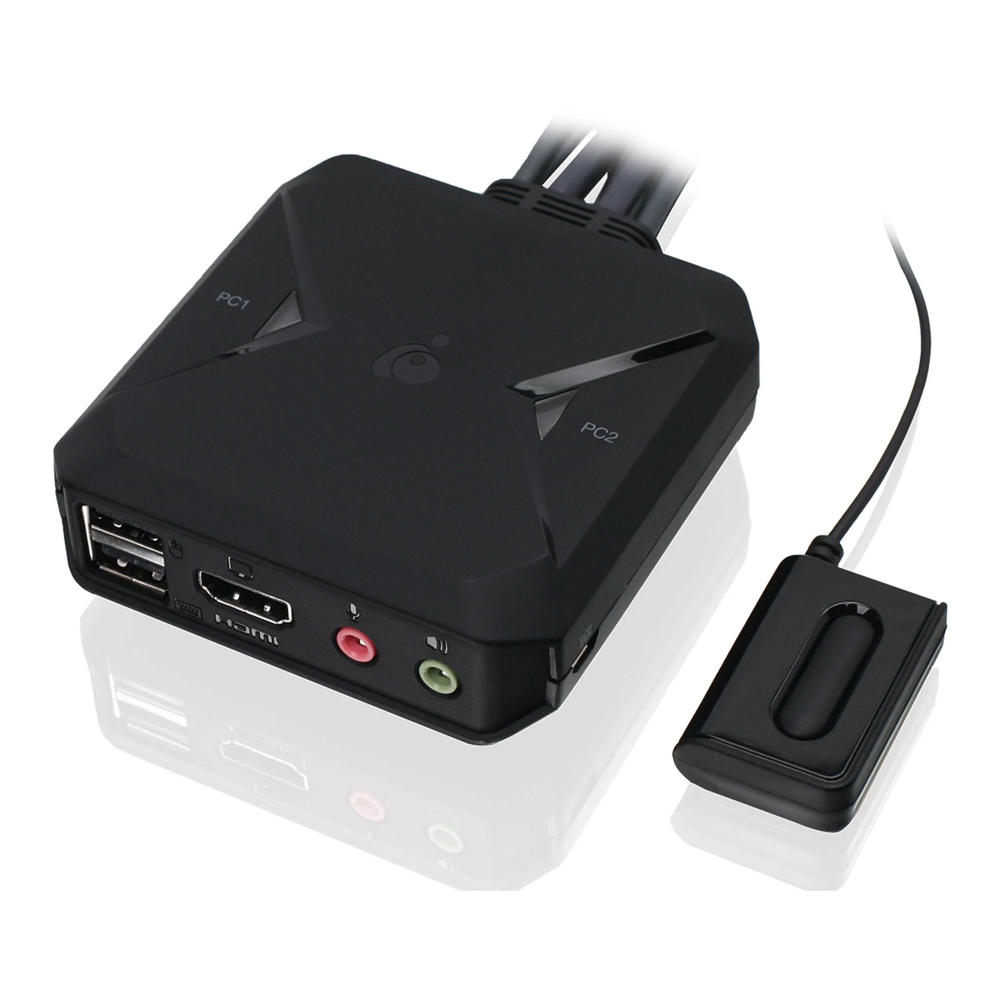 IOGEAR GCS92HU 2-Port 4K KVM Switch with HDMI USB and Audio Connections - Image 2