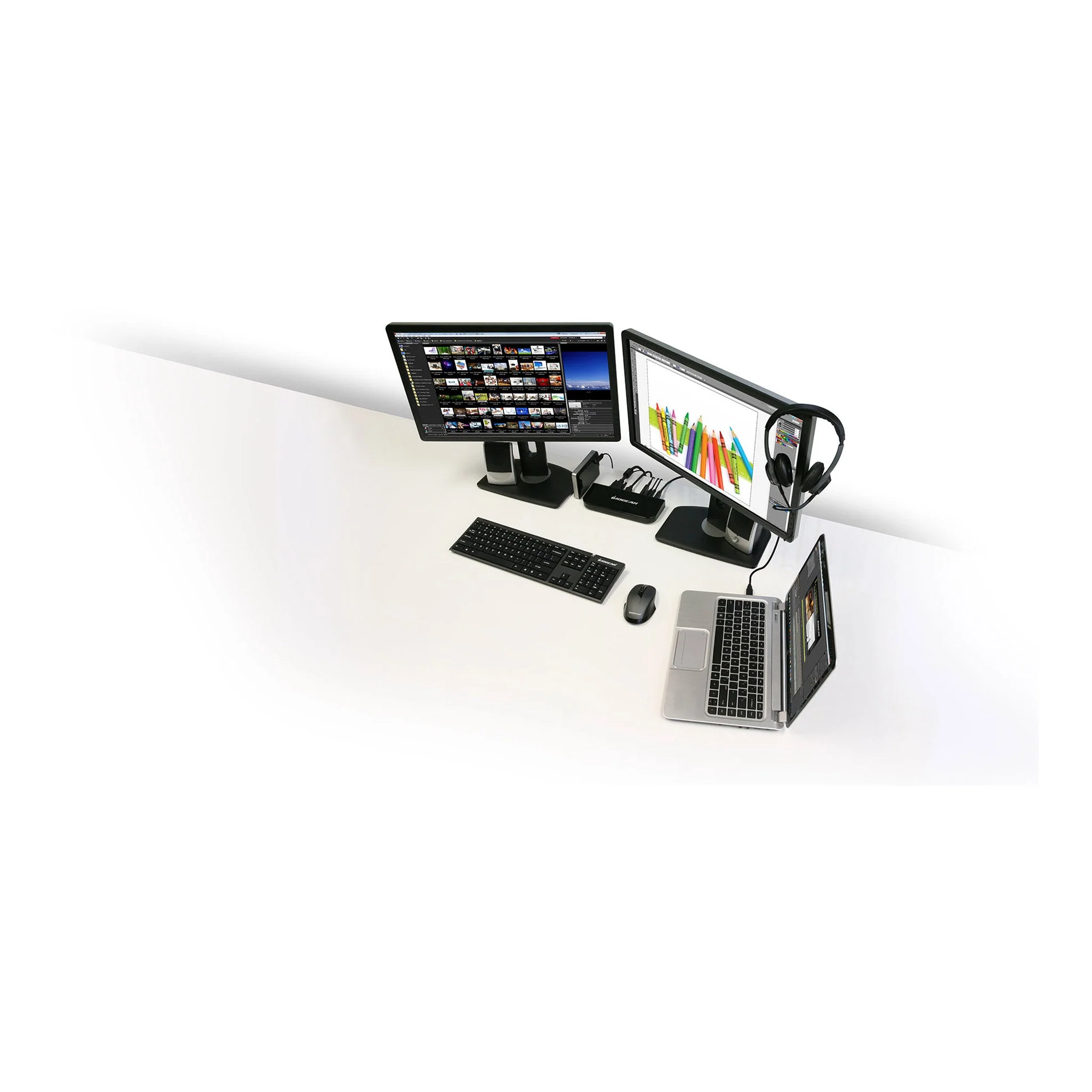Iogear GUD300 USB 3.0 Universal Docking Station with Power Adapter - Image 5