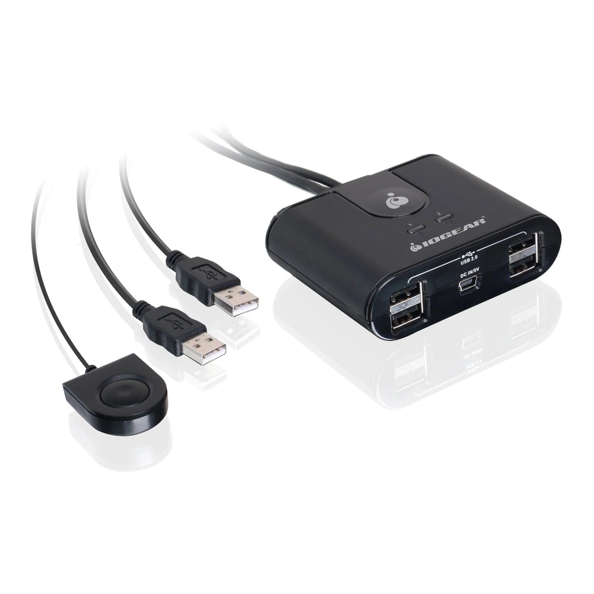 IOGEAR GUS402 2x4 USB 2.0 Peripheral Sharing Switch - Image 2